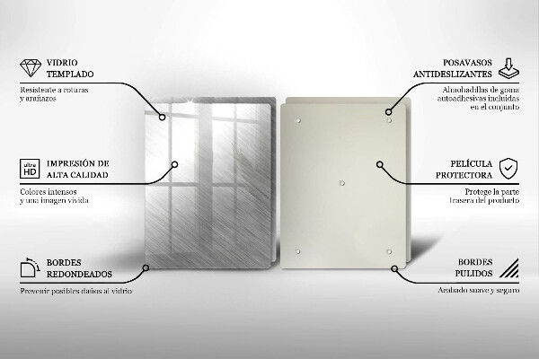 Kitchen worktop saver Metal texture background