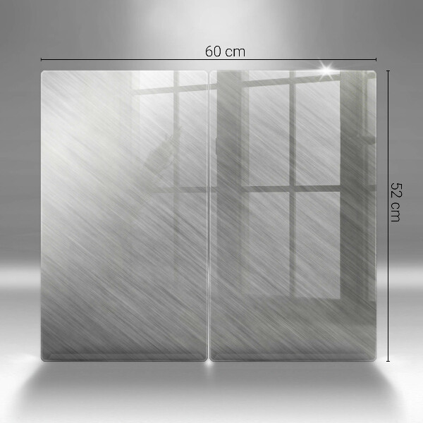 Kitchen worktop saver Metal texture background