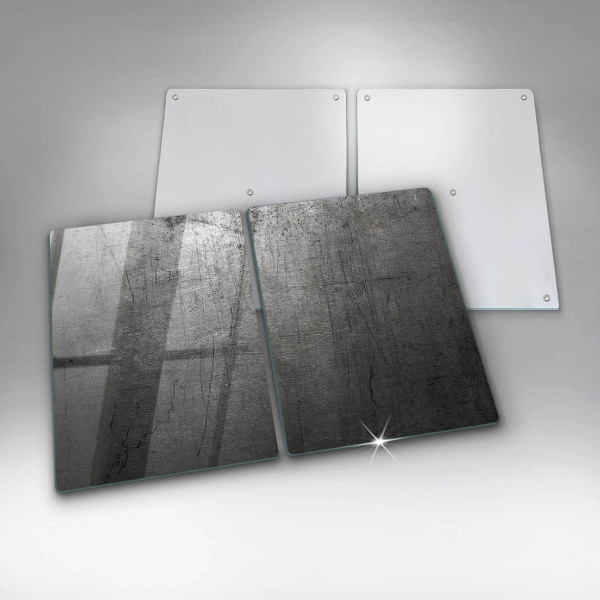 Kitchen worktop saver Metal texture