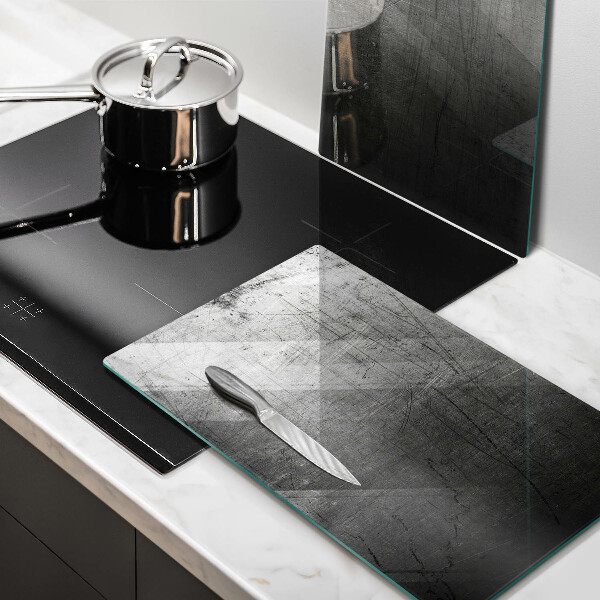 Kitchen worktop saver Metal texture