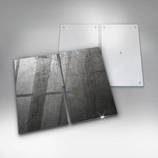 Kitchen worktop saver Metal texture