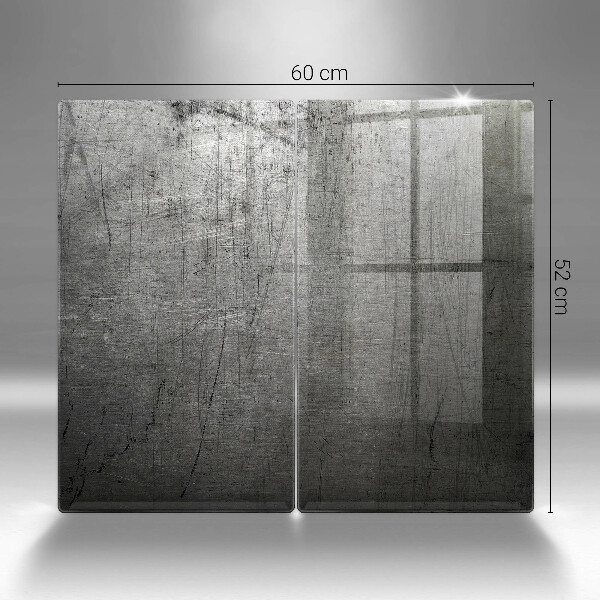 Kitchen worktop saver Metal texture