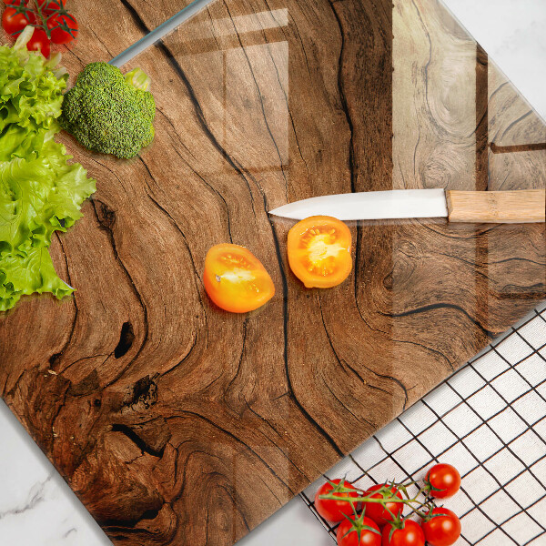Kitchen worktop saver Wood board texture