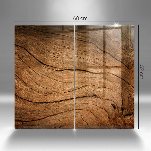 Kitchen worktop saver Wood board texture