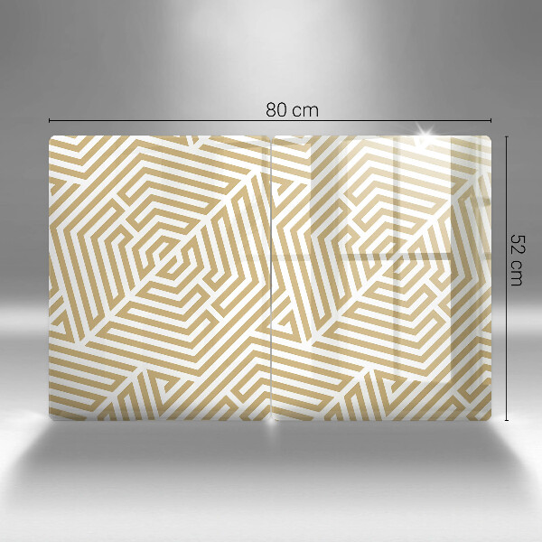 Kitchen worktop saver Geometric lines