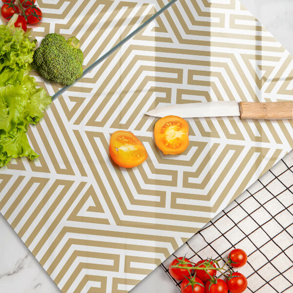 Kitchen worktop saver Geometric lines