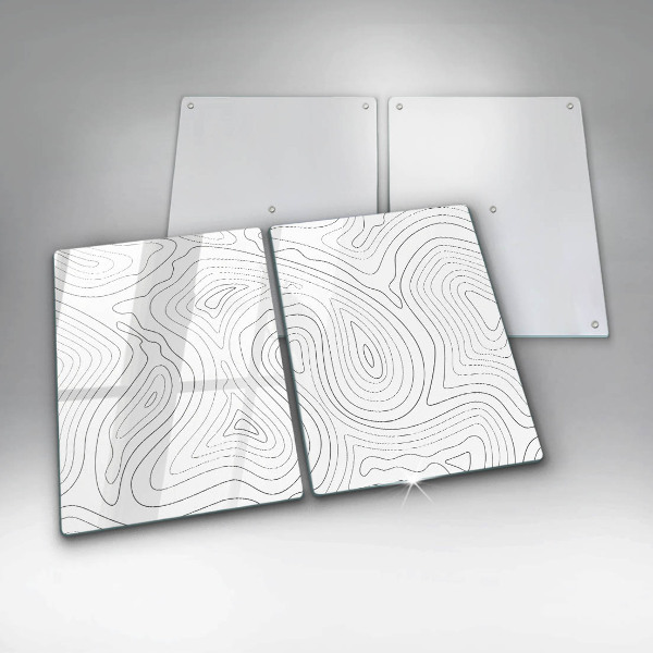 Kitchen worktop saver Abstraction shapes