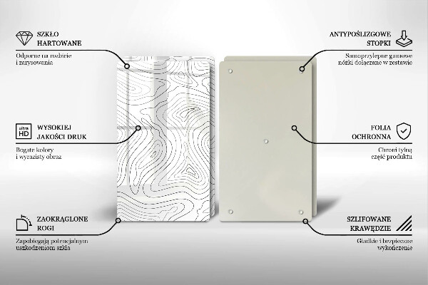 Kitchen worktop saver Abstraction shapes