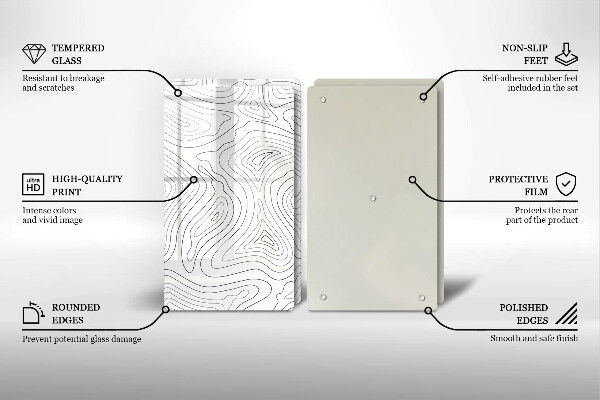 Kitchen worktop saver Abstraction shapes