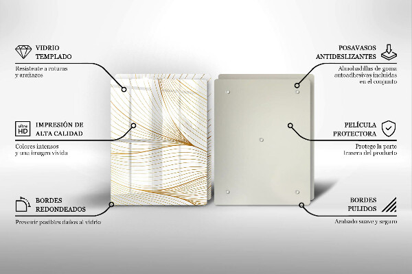 Kitchen worktop saver Modern Line pattern