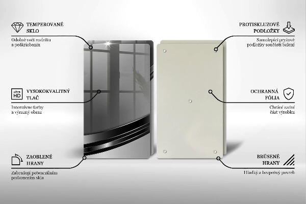 Kitchen worktop protector Metal abstraction