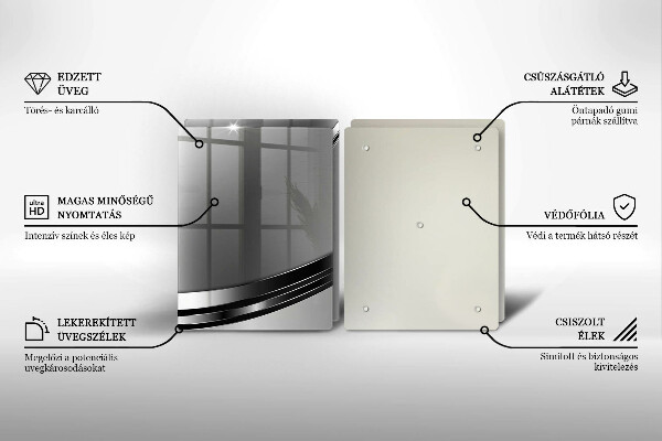 Kitchen worktop protector Metal abstraction