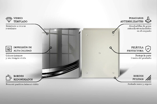 Kitchen worktop protector Metal abstraction