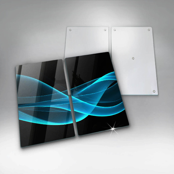 Kitchen worktop protector Blue abstraction