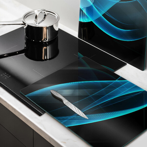 Kitchen worktop protector Blue abstraction