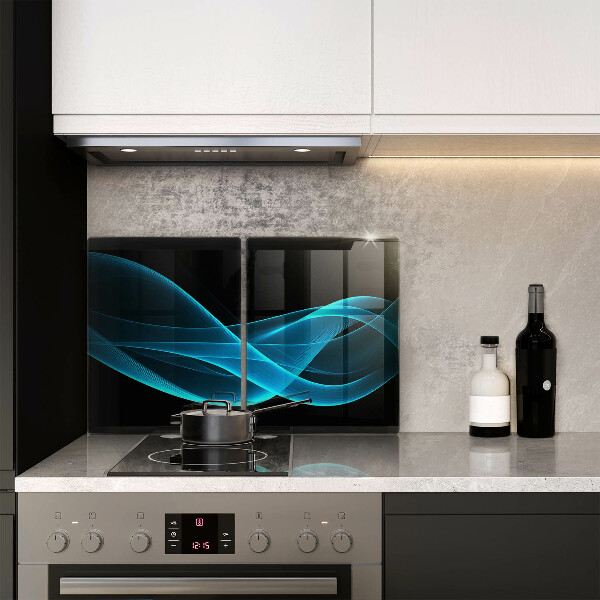 Kitchen worktop protector Blue abstraction