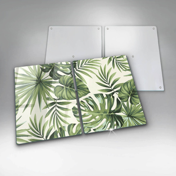 Kitchen worktop protector Illustration of the Monstera leaves