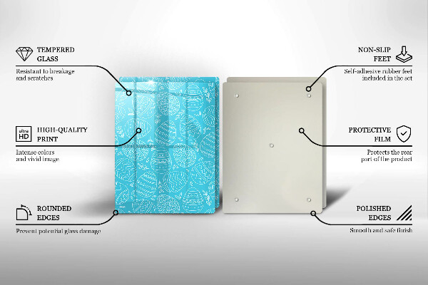 Kitchen worktop saver Easter theme