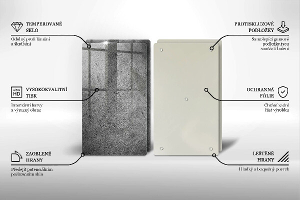 Kitchen worktop saver Concrete stone texture