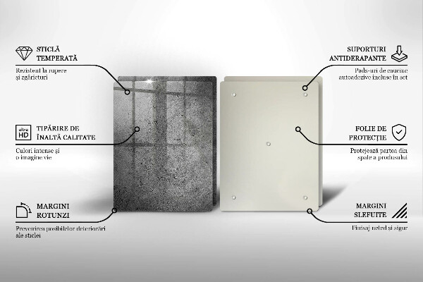Kitchen worktop saver Concrete stone texture