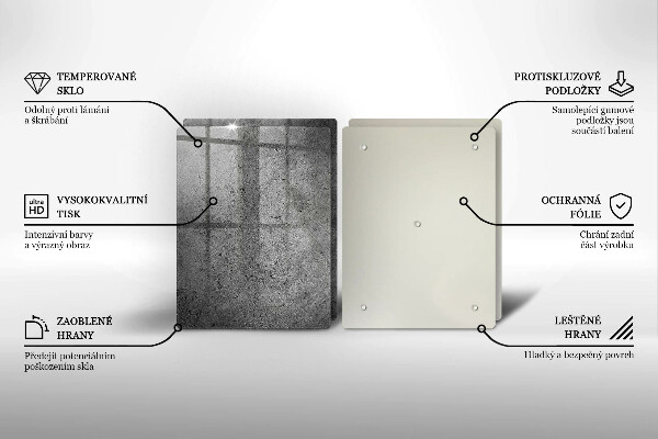 Kitchen worktop saver Concrete stone texture