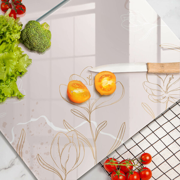Kitchen worktop saver Flower contours