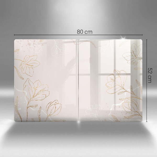 Kitchen worktop saver Flower contours