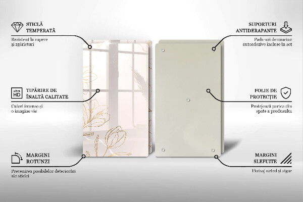 Kitchen worktop saver Flower contours