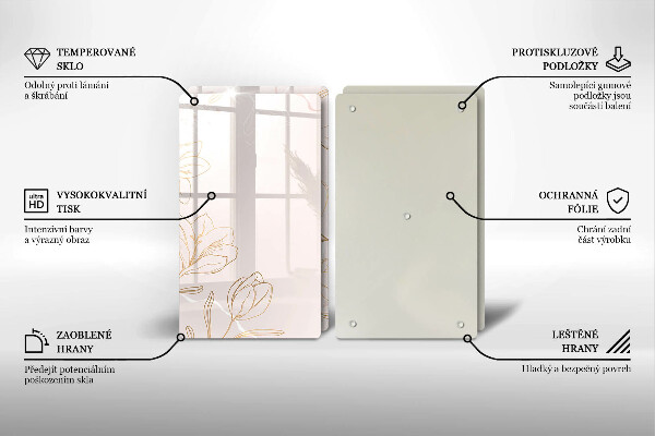 Kitchen worktop saver Flower contours