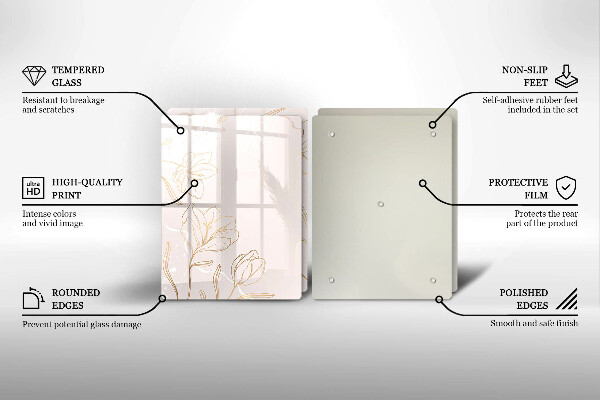 Kitchen worktop saver Flower contours