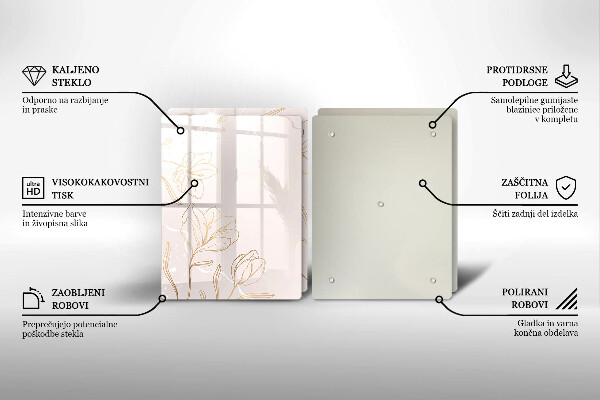 Kitchen worktop saver Flower contours