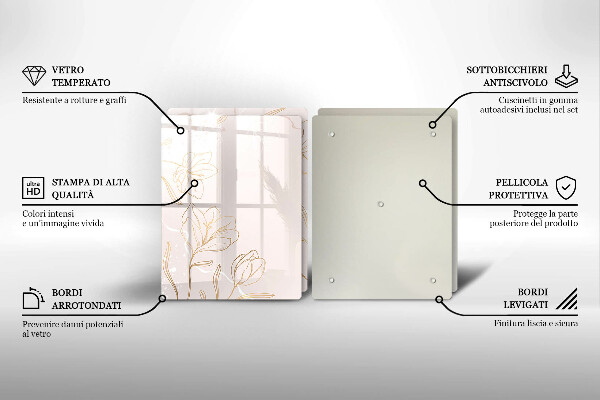 Kitchen worktop saver Flower contours