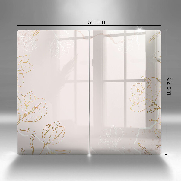 Kitchen worktop saver Flower contours