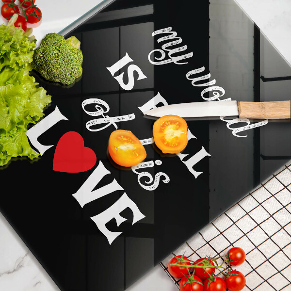 Worktop protector Inscription, sentence