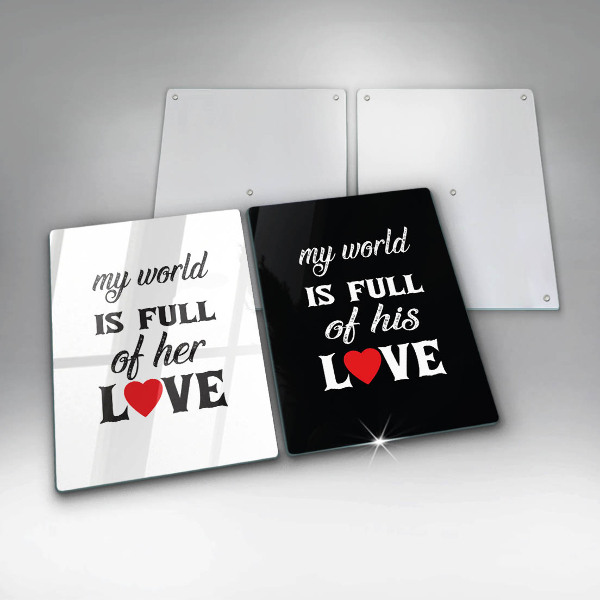 Worktop protector Inscription, sentence