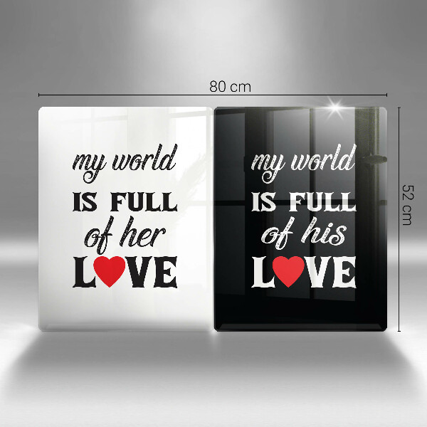 Worktop protector Inscription, sentence