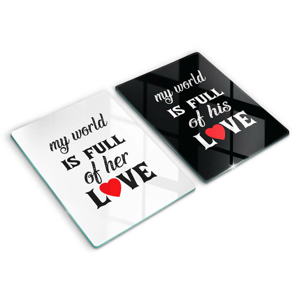 Worktop protector Inscription, sentence