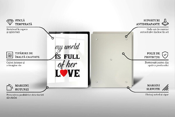 Worktop protector Inscription, sentence