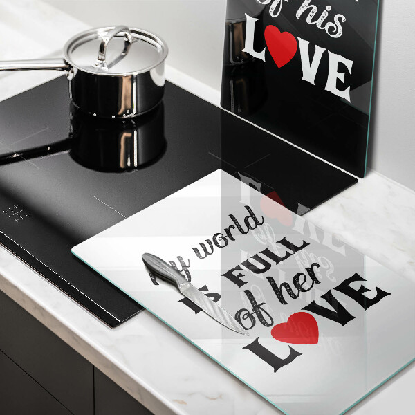 Worktop protector Inscription, sentence