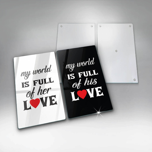 Worktop protector Inscription, sentence