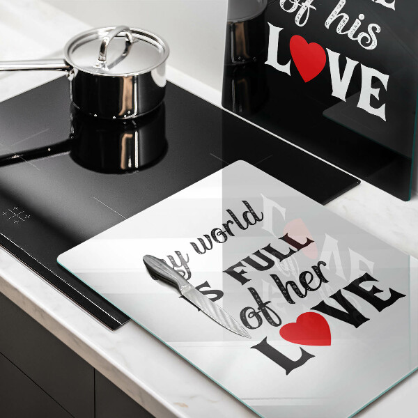 Worktop protector Inscription, sentence