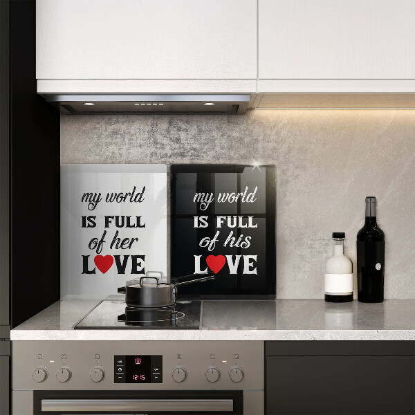 Worktop protector Inscription, sentence