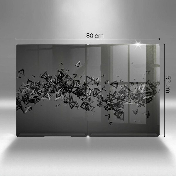 Kitchen worktop saver Abstraction 3D shapes