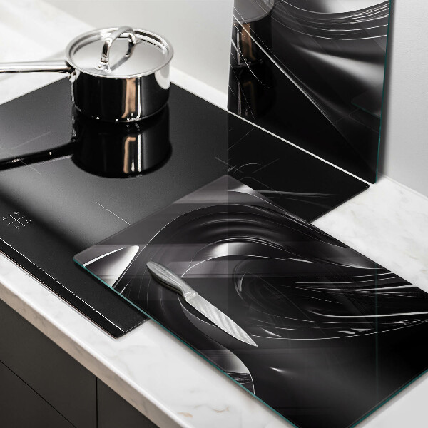 Worktop protector Black mass abstraction