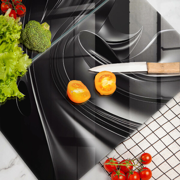 Worktop protector Black mass abstraction