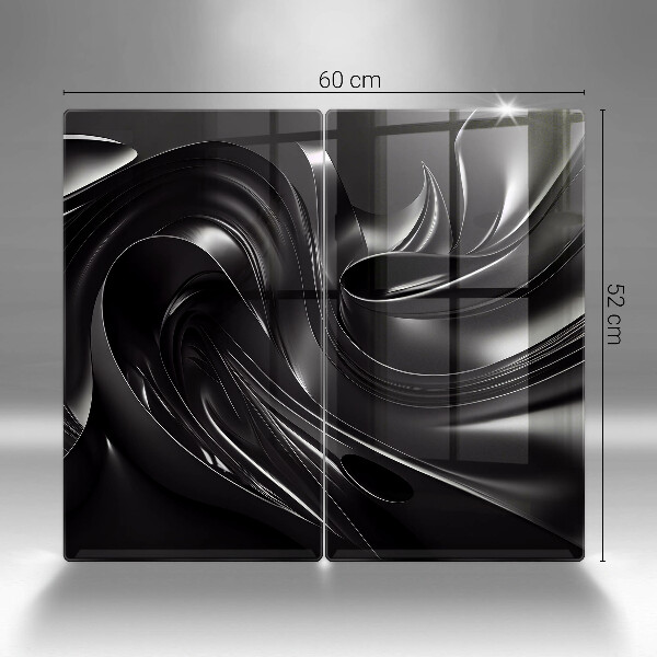 Worktop protector Black mass abstraction