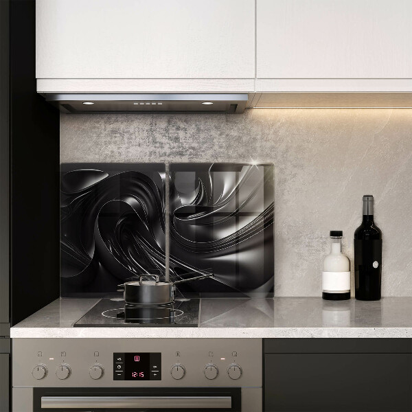 Worktop protector Black mass abstraction