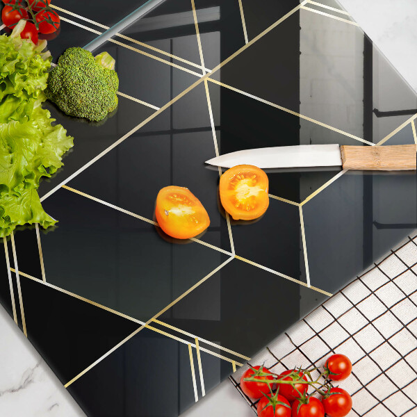 Kitchen worktop saver Abstraction of the triangles