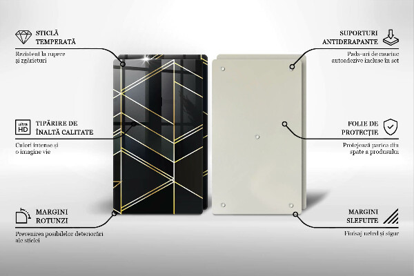 Kitchen worktop saver Abstraction of the triangles