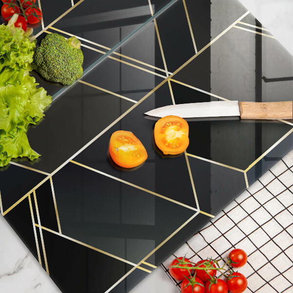 Kitchen worktop saver Abstraction of the triangles